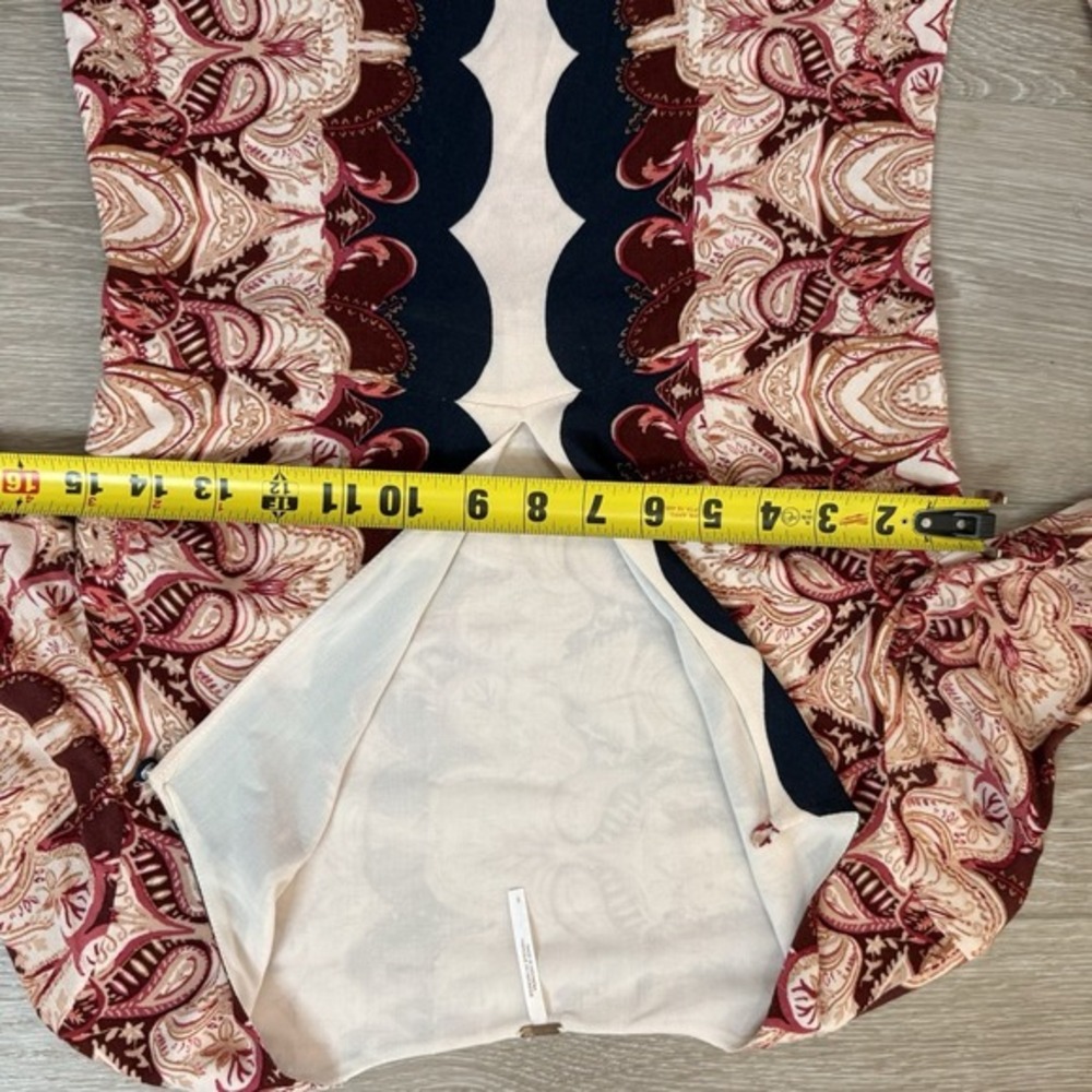 Free People Red and Black Patterned Mini Dress - Picture 8 of 10